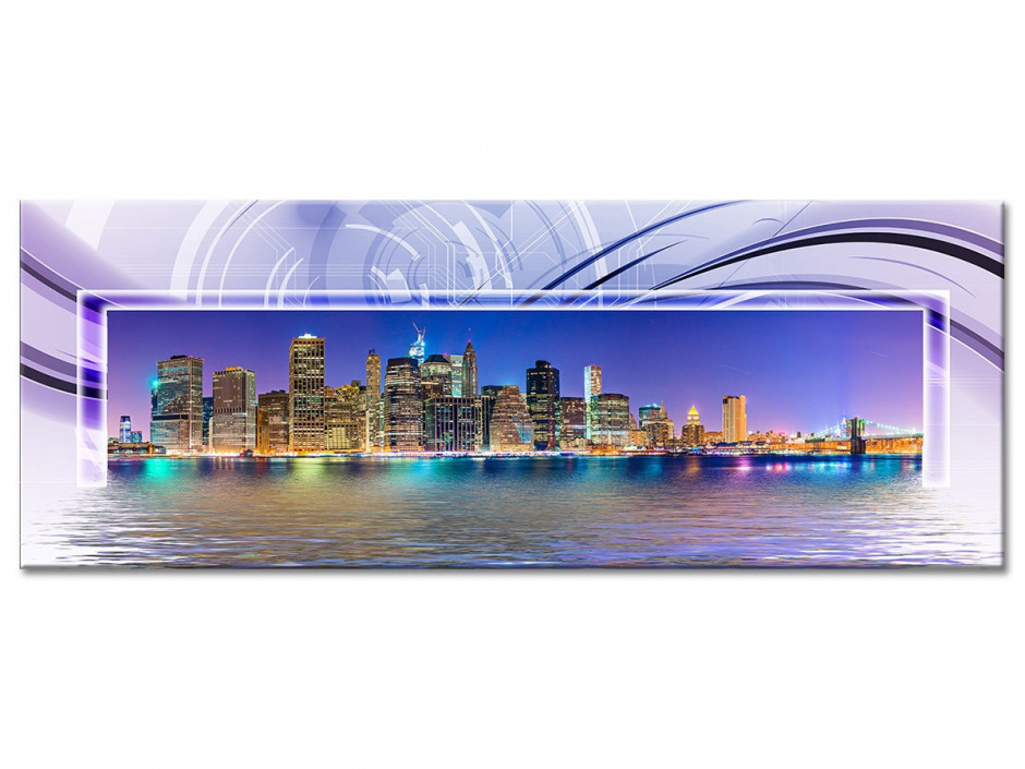 Tableau Aluminium design panoramique New York