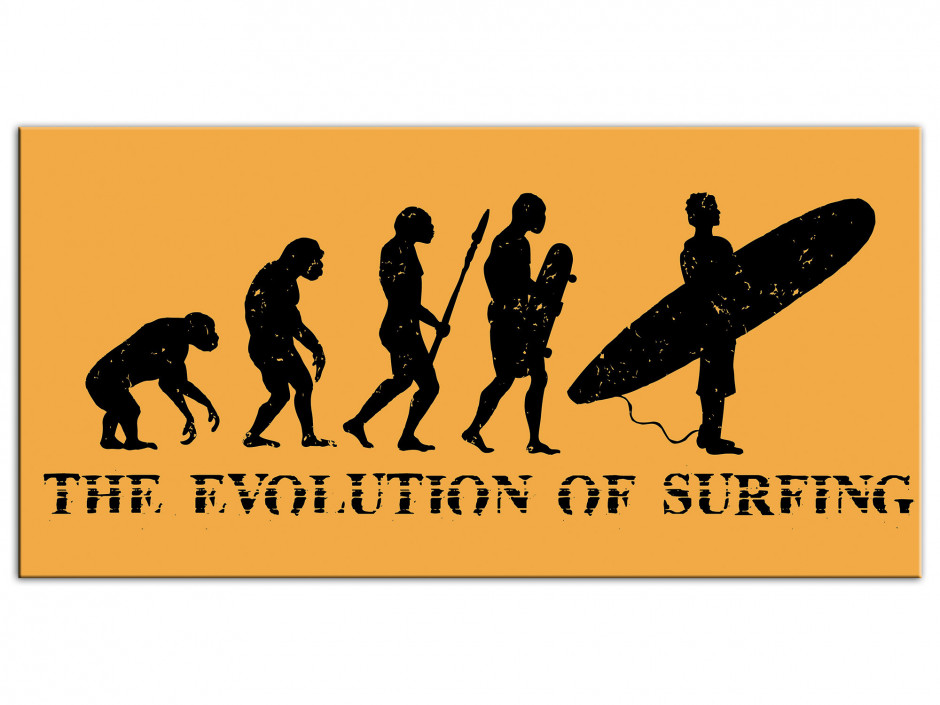 Tableau Aluminium Evolution of Surfing