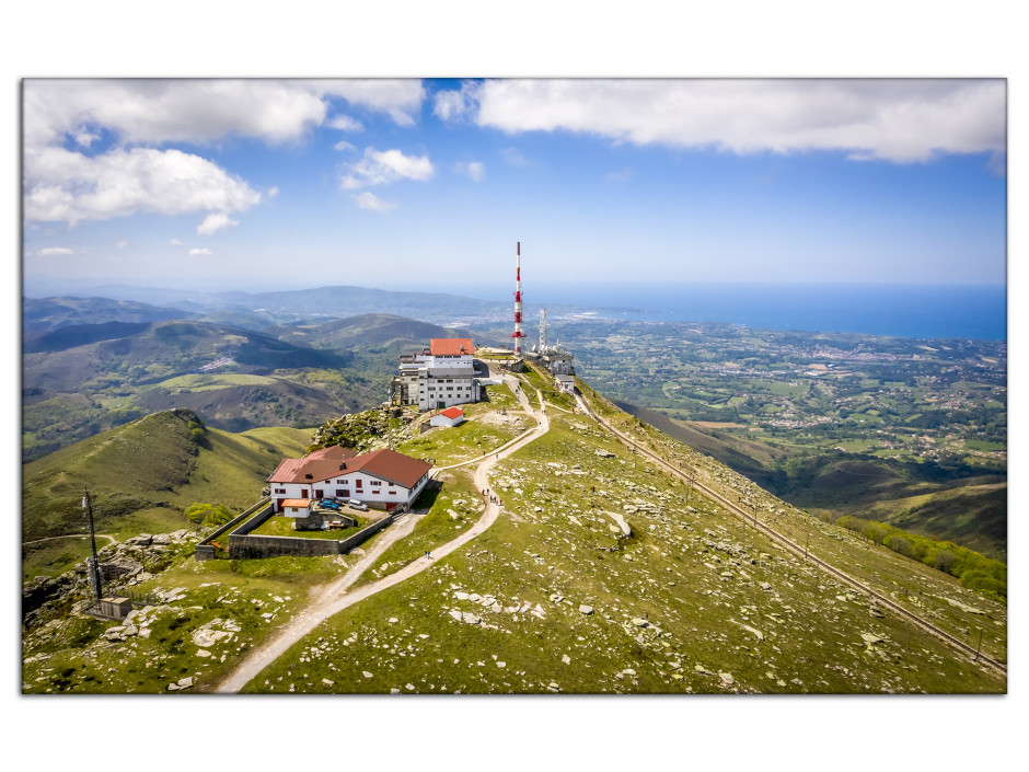 Tableau Aluminium photo paysage La Rhune Pays Basque