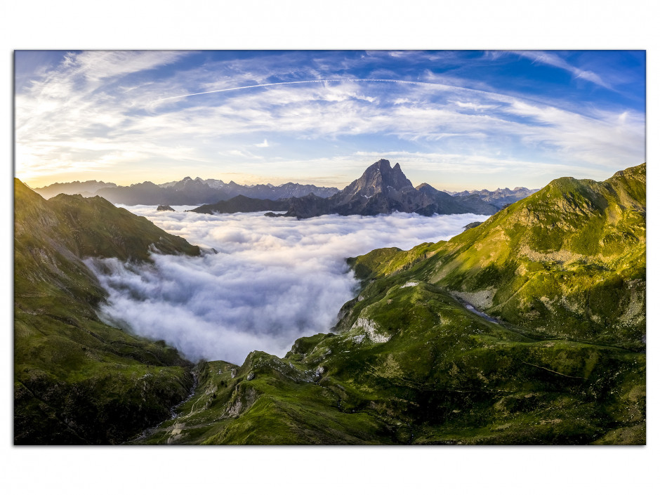 Tableau Aluminium photo Vallée d'Ossau