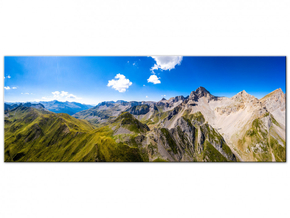Tableau Aluminium panorama Pena Forca et Mallo de Acherito