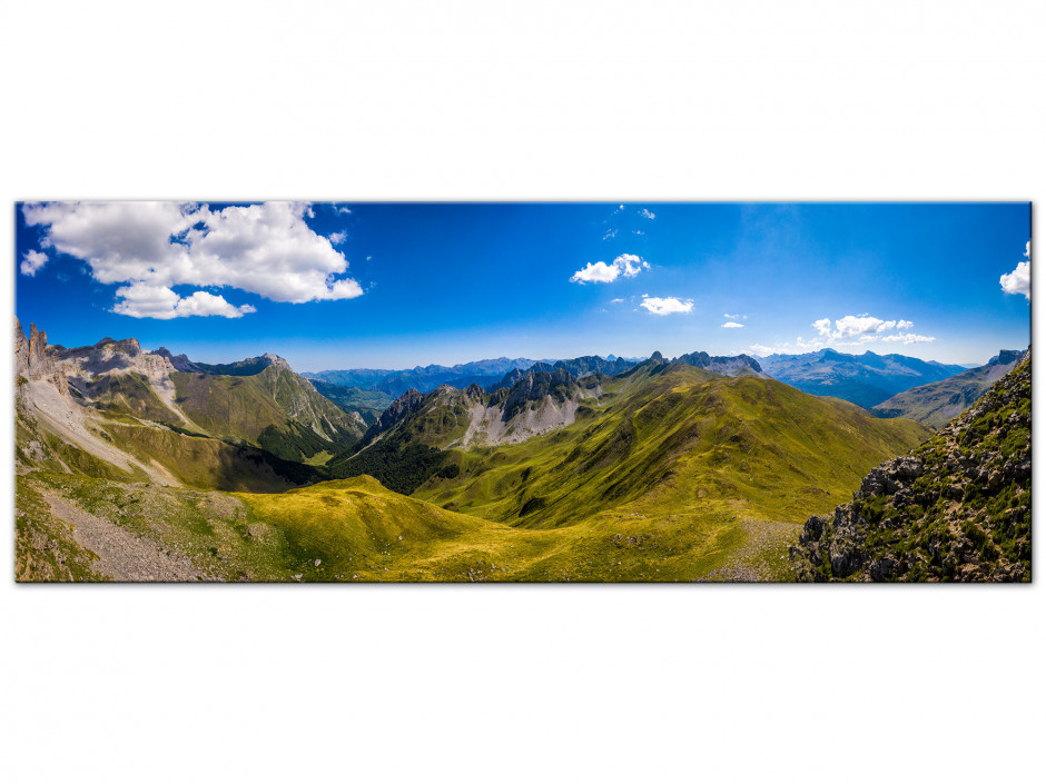 Tableau Aluminium panoramique La Vallée d'Ansabère