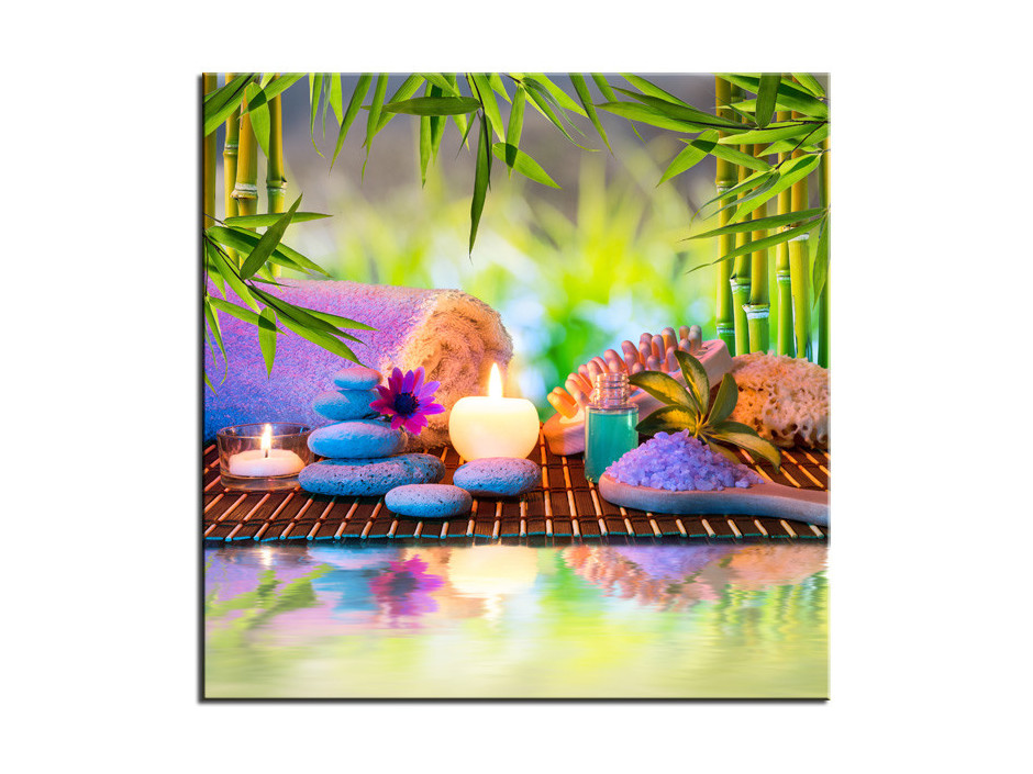 Tableau Aluminium zen design Spa