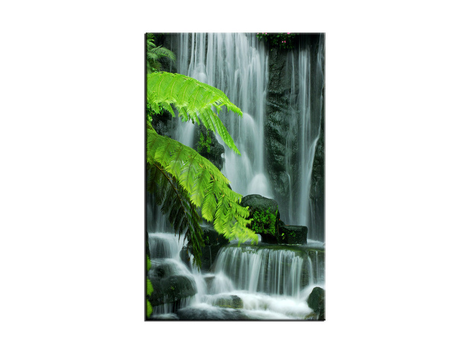 Tableau Aluminium deco zen chutes d'eau