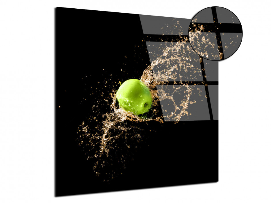 Tableau Plexiglas design Pomme Verte