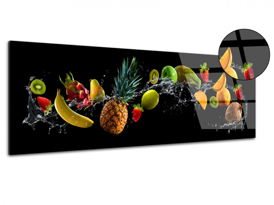 Tableau Plexiglas déco moderne Fruits Party