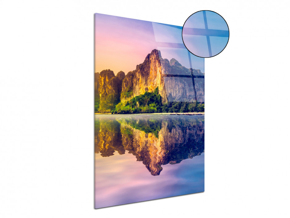 Cadre Plexiglas moderne paysage de Thailande