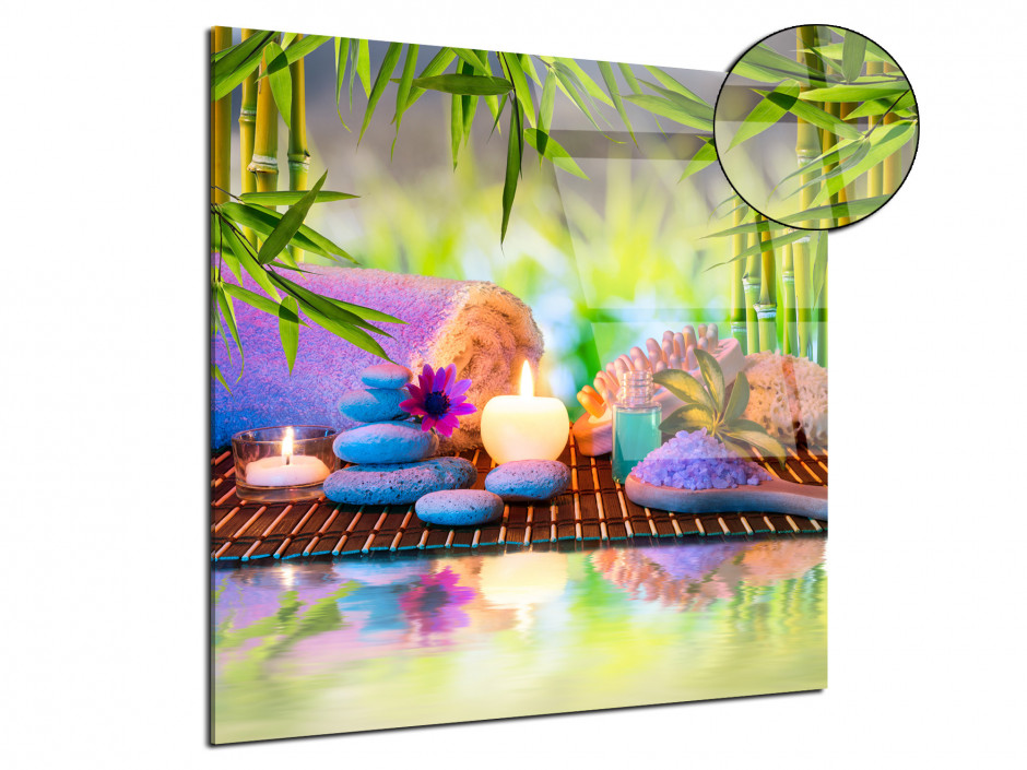 Tableau plexiglas zen design Spa