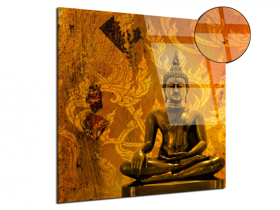 Tableau plexiglas deco design zen Bouddha