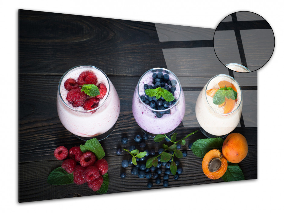 Tableau plexiglas deco Yahourt aux Fruits