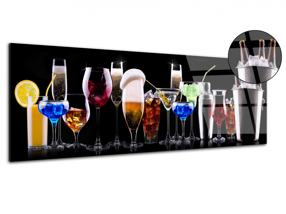 Tableau panoramique sur plexiglas Cocktail Party