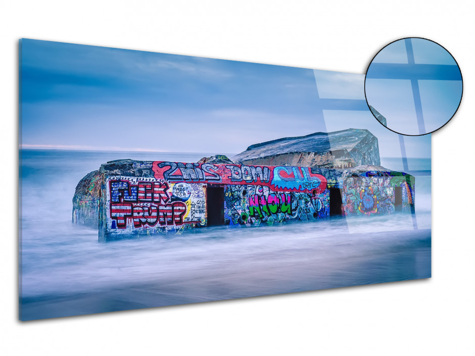 Tableau plexiglas photo BLOCKHAUS DE CAPBRETON