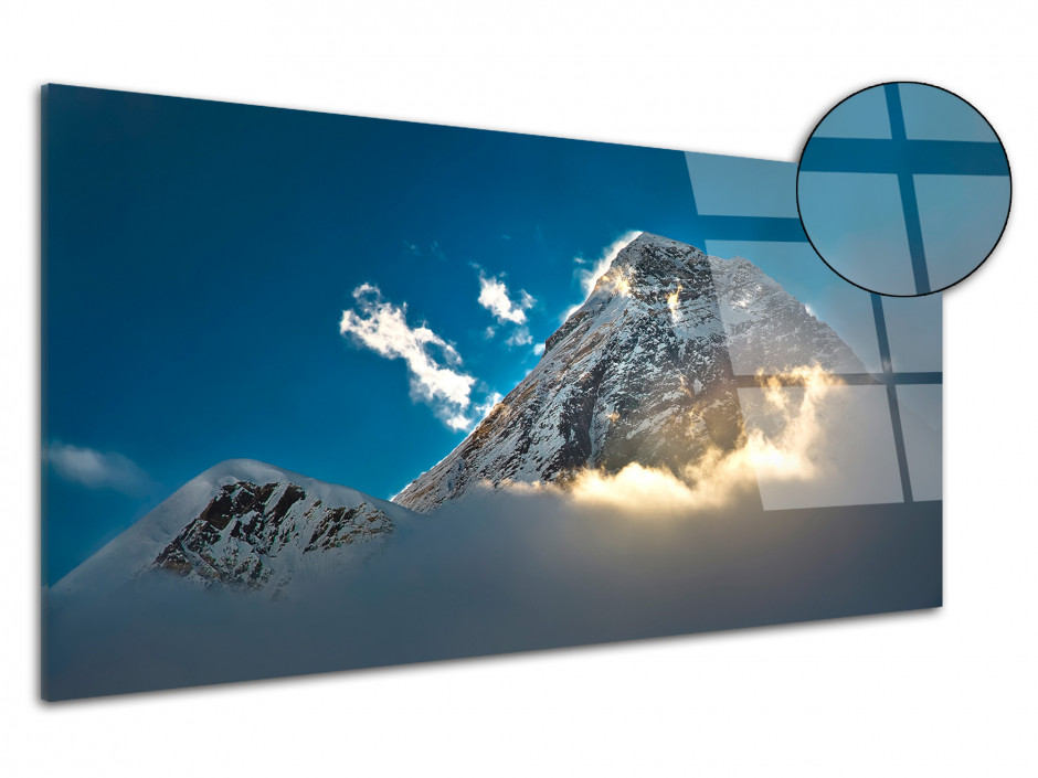 Tableau plexiglas photo montagne l'EVEREST