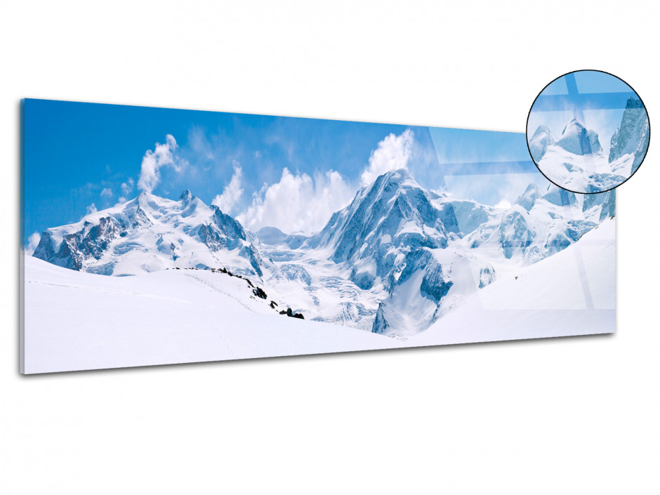 Tableau plexiglas photo de montagne PIC ENNEIGE