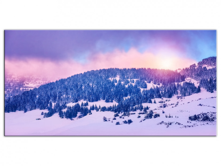 Photo Paysage De Montagne Enneigee Tableaux Muraux Decoratif