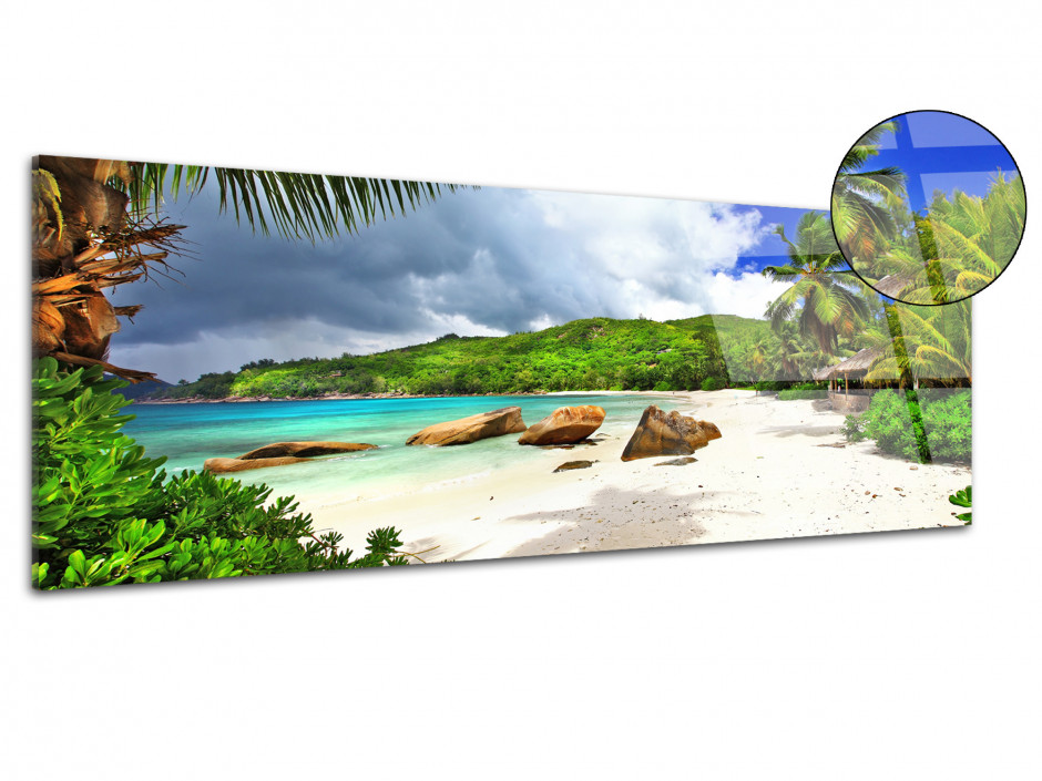 Tableau plexiglas PAYSAGE DES SEYCHELLES