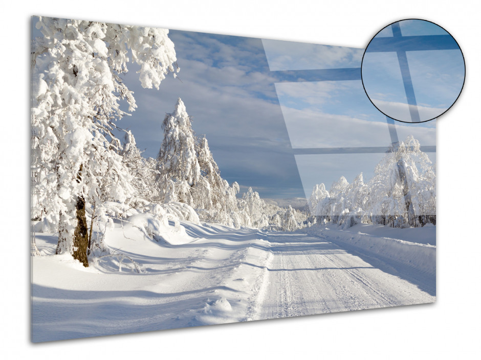 Tableau plexiglas photo ROUTE ENNEIGE