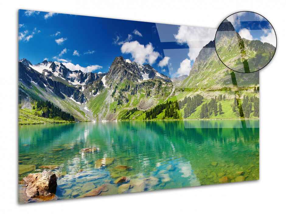 Tableau plexiglas REFLET DE MONTAGNE