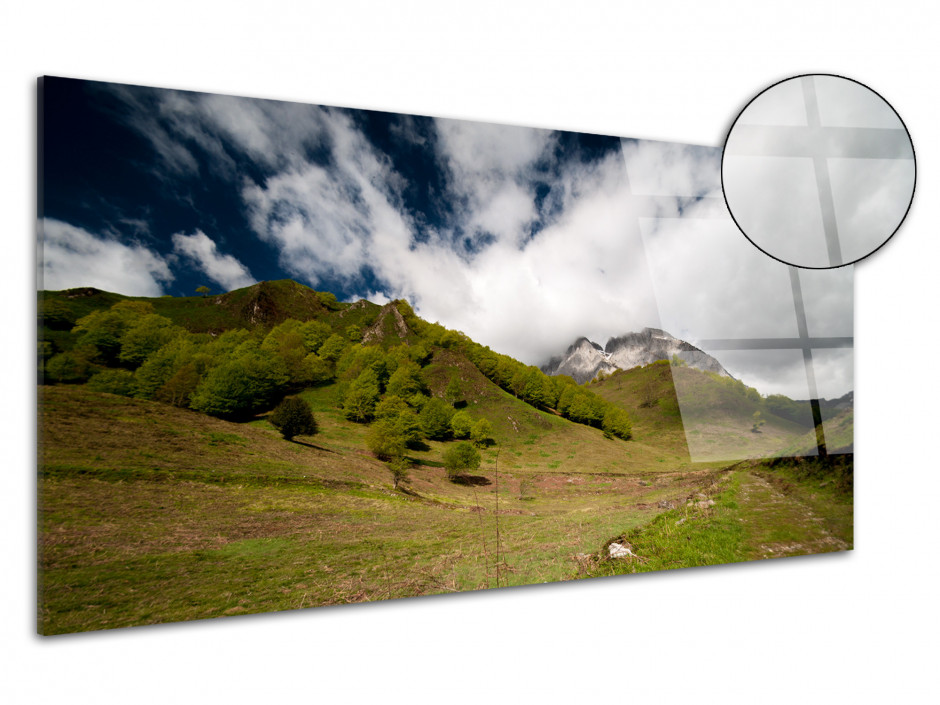 Tableau plexiglas montagne VALLEE D'ASPE