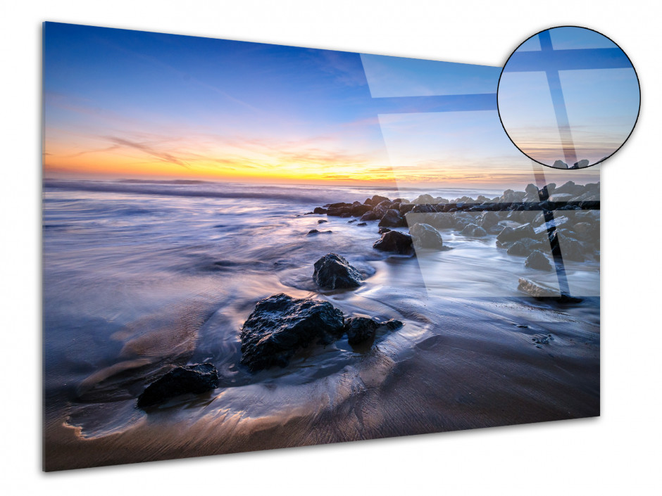 tableau plexiglas PAUSE LONGUE PLAGE DE CAPBRETON