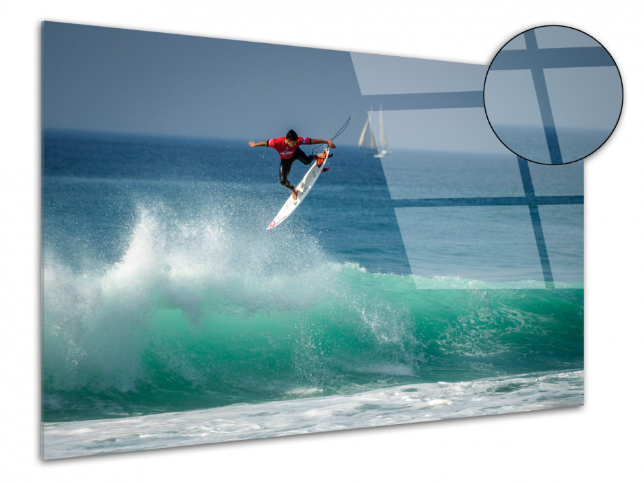 Tableau plexiglas deco SURF DANS LES LANDES