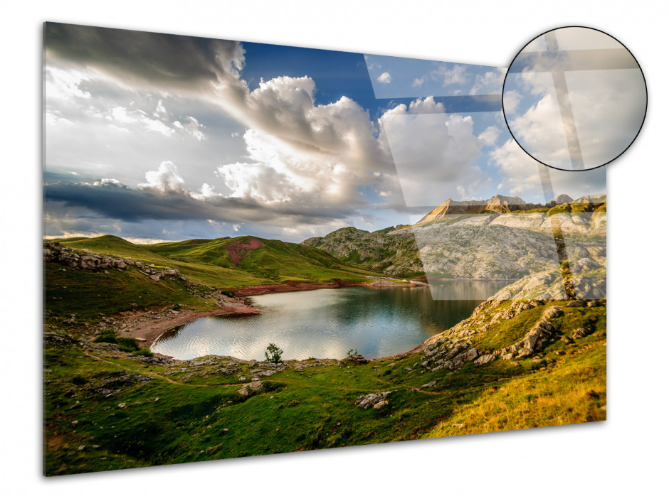 Tableau plexiglas photo LAC D'ESTAENS