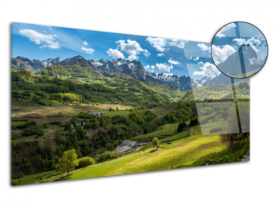 Tableau plexiglas photo PLATEAU DE LESCUN