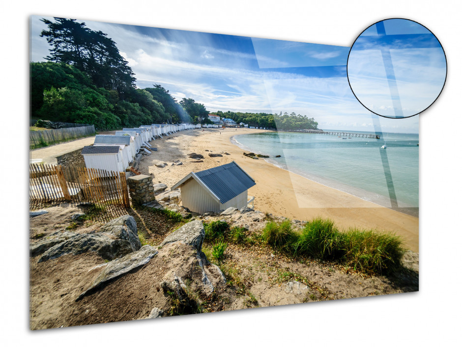 Tableau plexiglas photo PLAGE DES DAMES