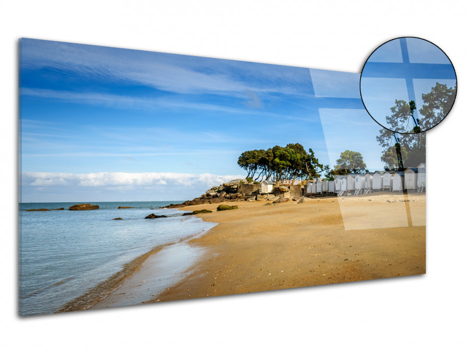 Tableau plexiglas panorama PLAGE DES DAMES