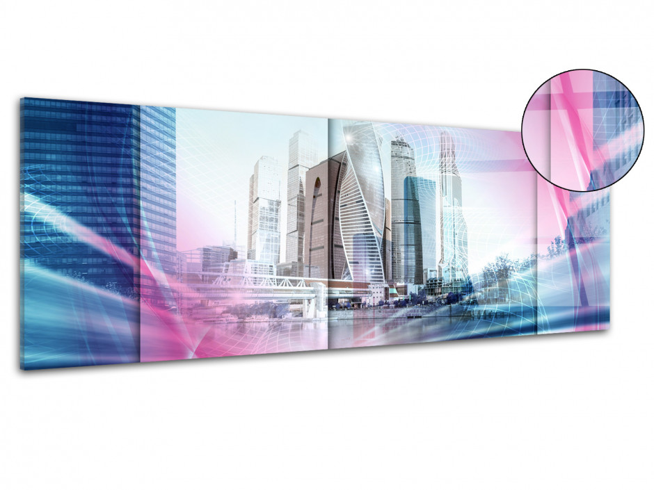 Tableau plexiglas design Grafic Bulding