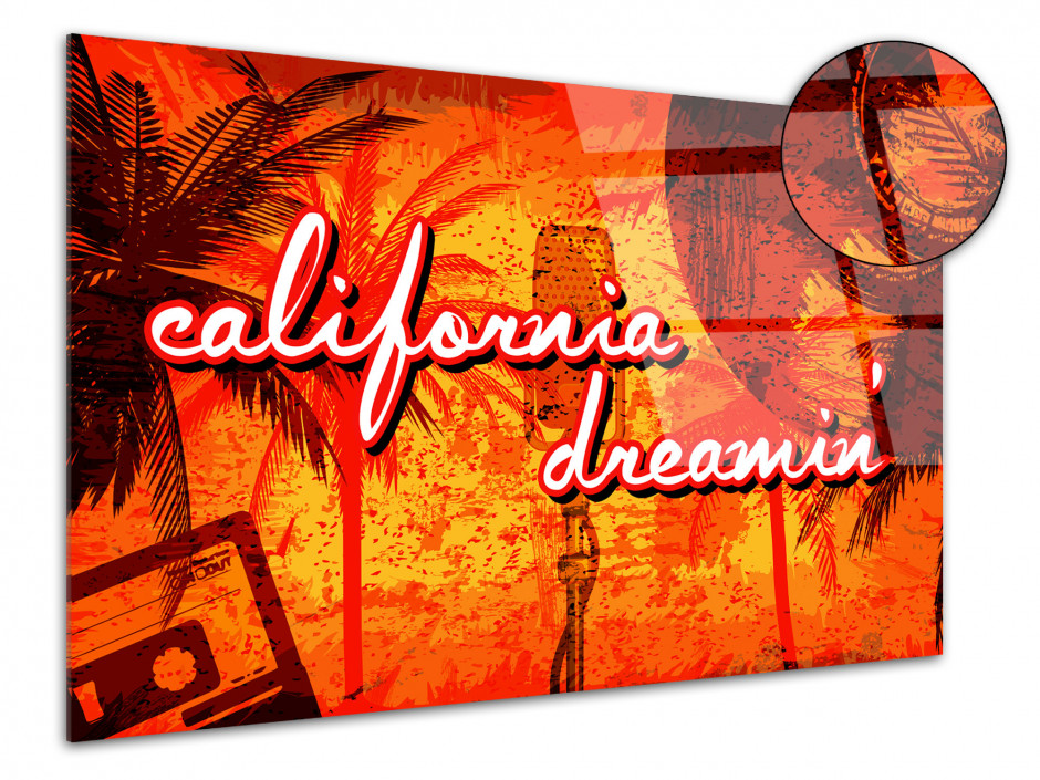 Tableau plexiglas California Dream
