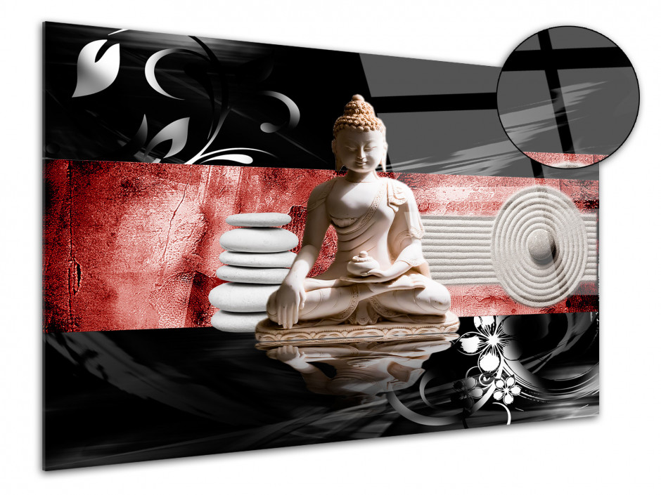 Tableau plexiglas élégance zen DÉCORATION BOUDDHA