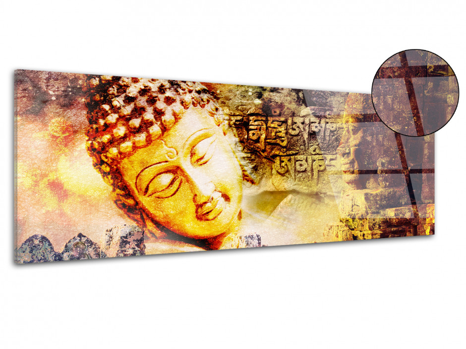 Tableau plexiglas panoramique DECO BOUDDHA