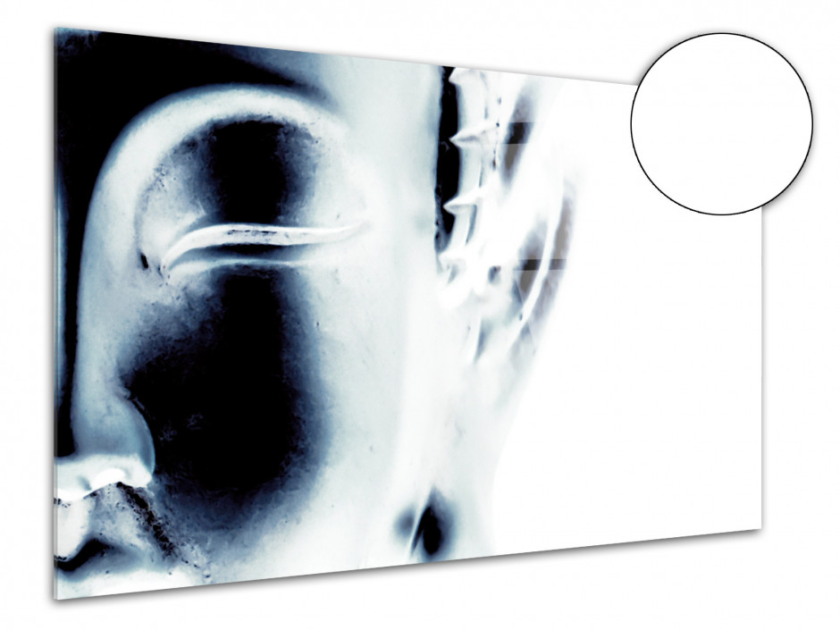 Tableau deco plexiglas Bouddha Noir et Blanc