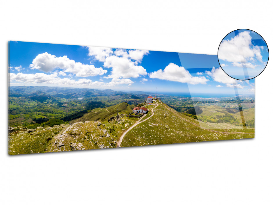 Tableau plexiglas panoramique La Rhune Pays Basque