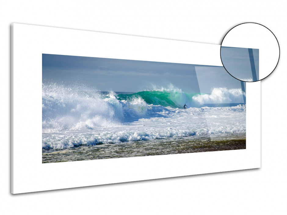 Tableau plexiglas deco surf océan Hossegor