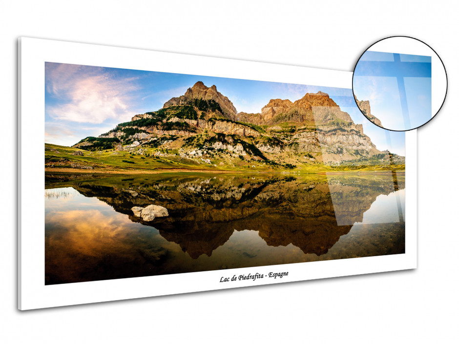 Tableau photo sur plexiglas Lac de Piedrafita