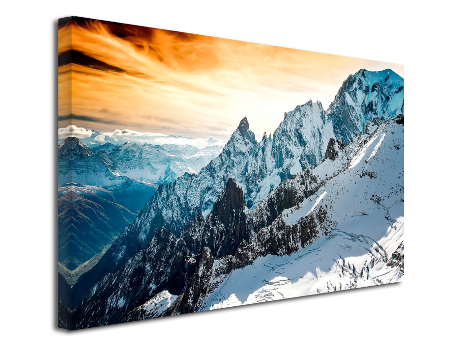 Tableau toile paysage photographie Mont Blanc