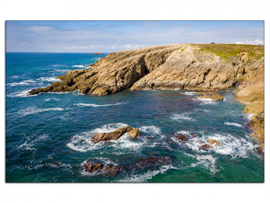 Tableau aluminium la côte sauvage Quiberon