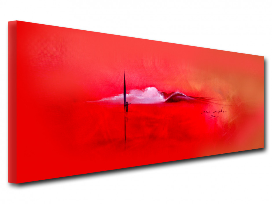 Reproduction tableau peinture sur toile Red Ambiance