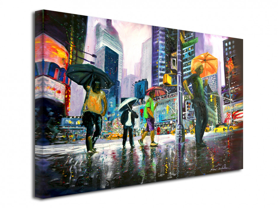 Tableau toile imprimée Reproduction peinture Purple Rain