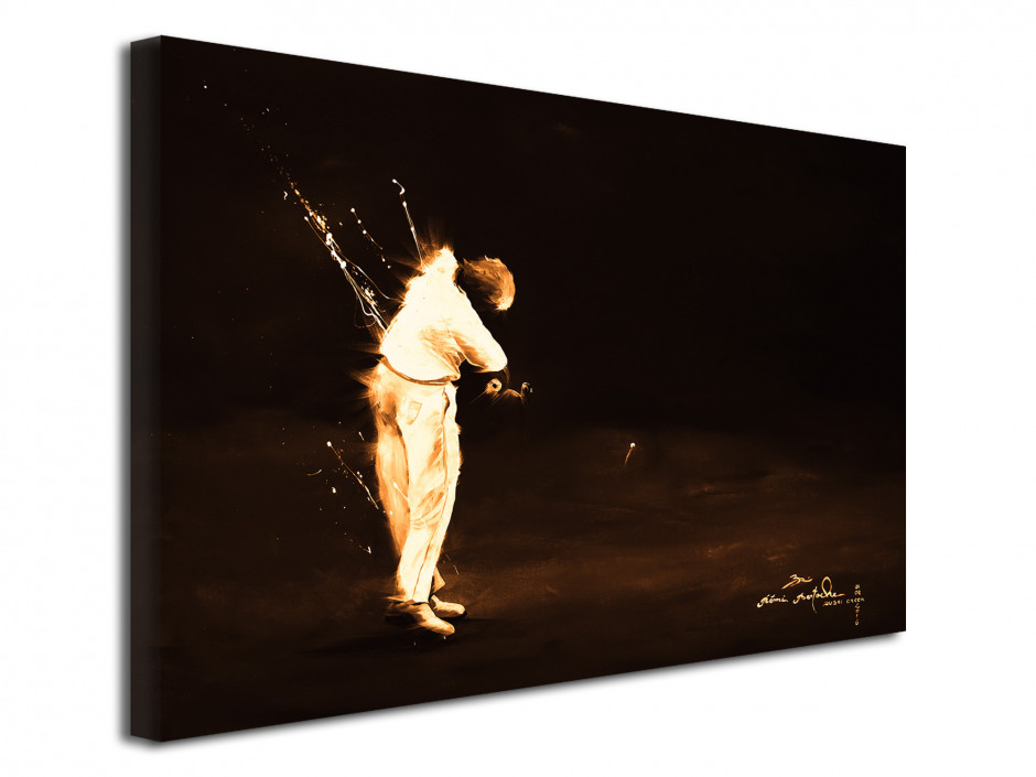 Tableau déco Golf Swing Reproduction Peinture Rémi Bertoche