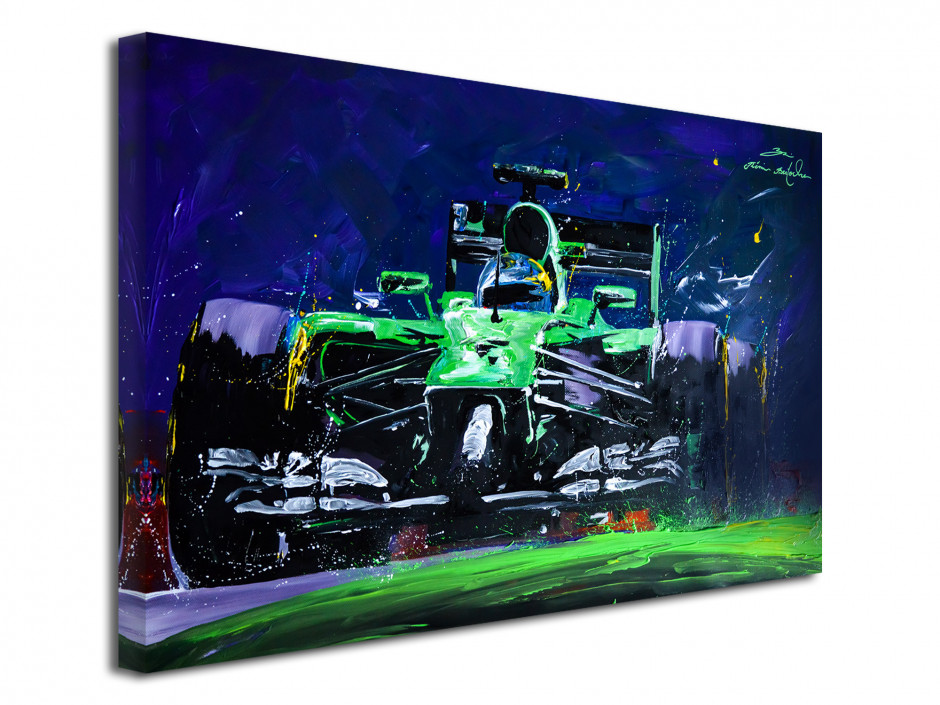 Reproduction tableau peinture Rémi Bertoche F1 Green