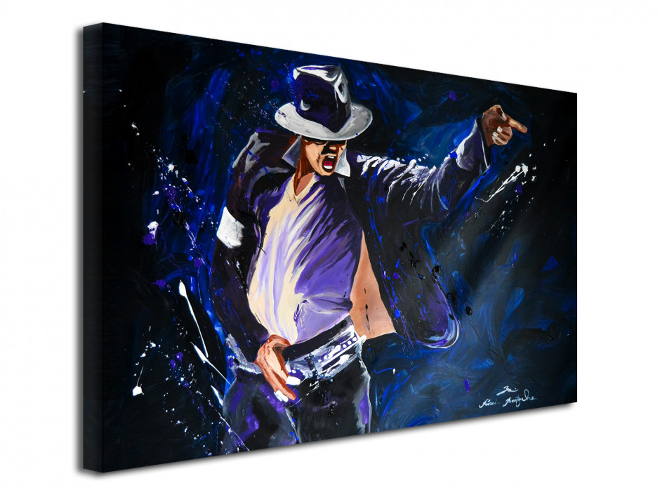 Reproduction peinture sur toile Serie Limitée King of Pop