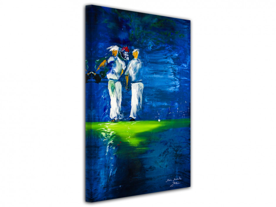 Tableau déco Golf Party reproduction artiste peintre Rémi Bertoche