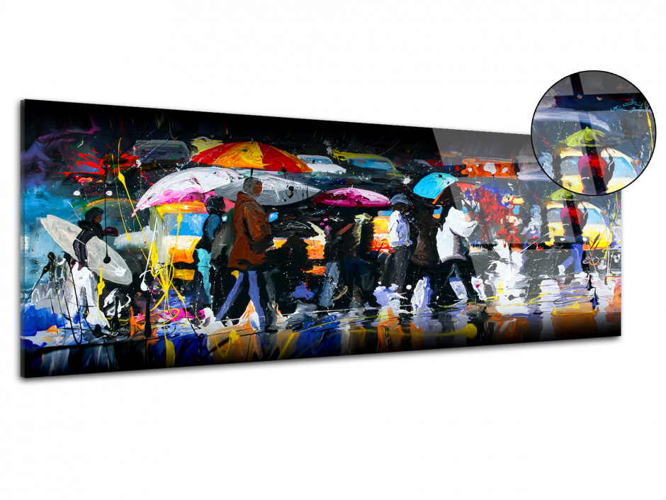 Tableau plexiglass artiste peintre Remi Bertoche Crossing