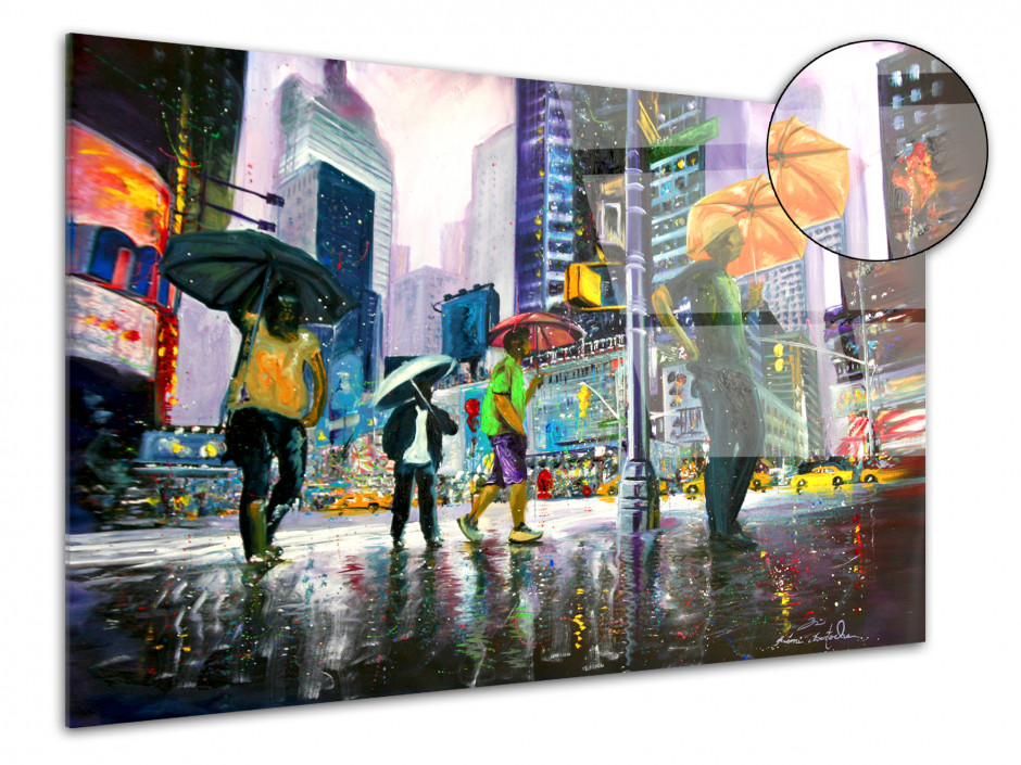 Tableau plexiglas imprimée Reproduction peinture Purple Rain