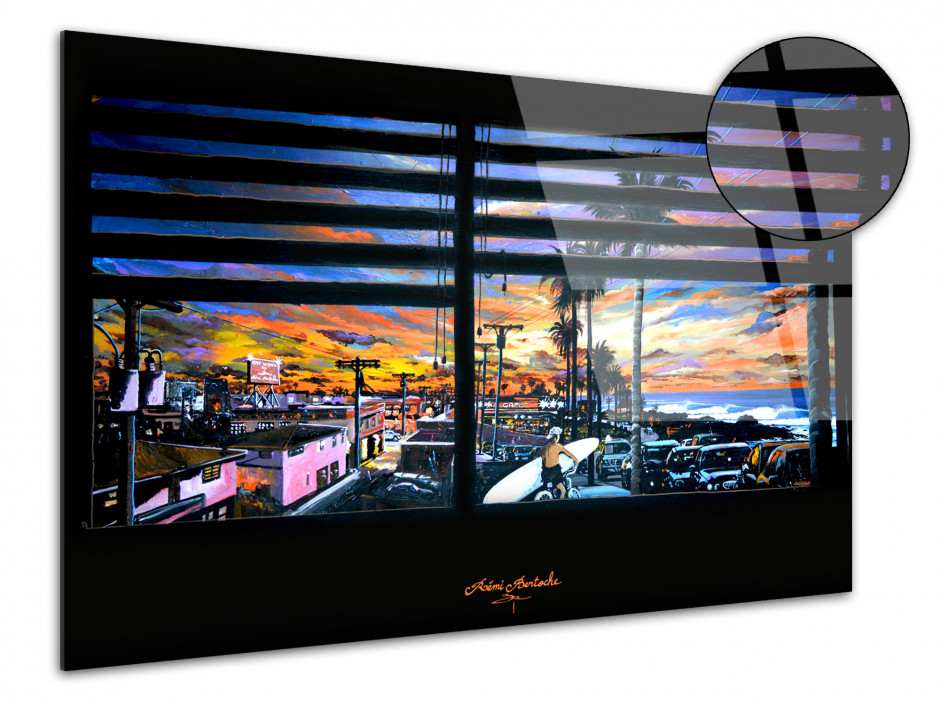 Tableau Windows on Surf City reproduction peinture sur plexiglas