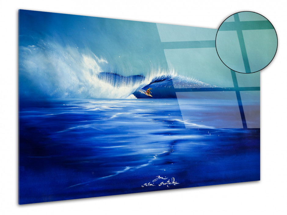 Reproduction tableau plexiglass Rémi Bertoche Funny Waves