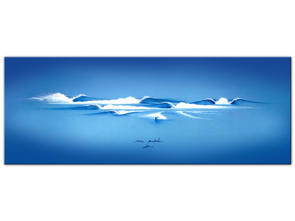 Reproduction tableau Dibond Rémi Bertoche The Blue Cool